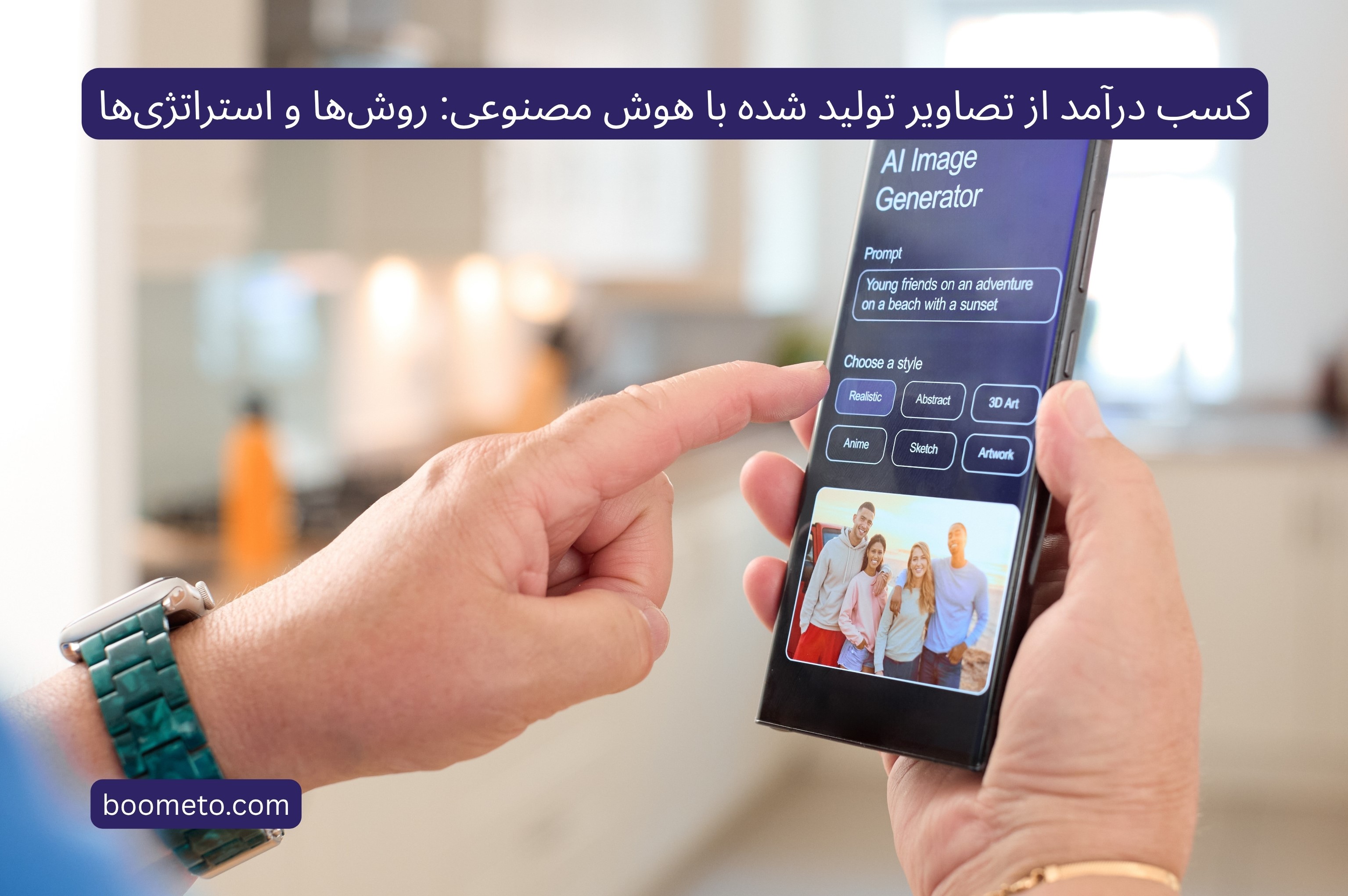 کسب درآمد از تصاویر تولید شده با هوش مصنوعی روش_ها و استراتژی_ها