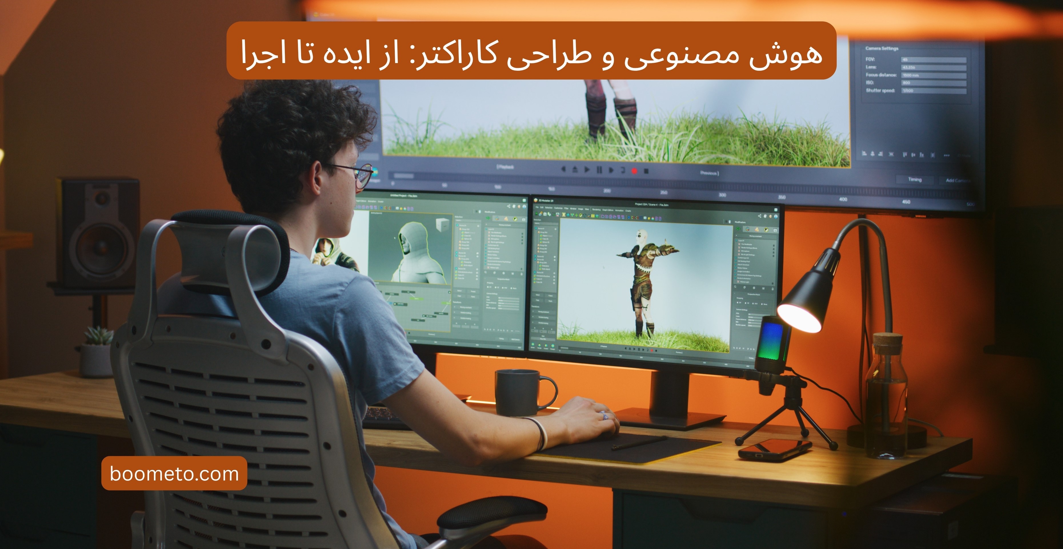 هوش مصنوعی و طراحی کاراکتر از ایده تا اجرا
